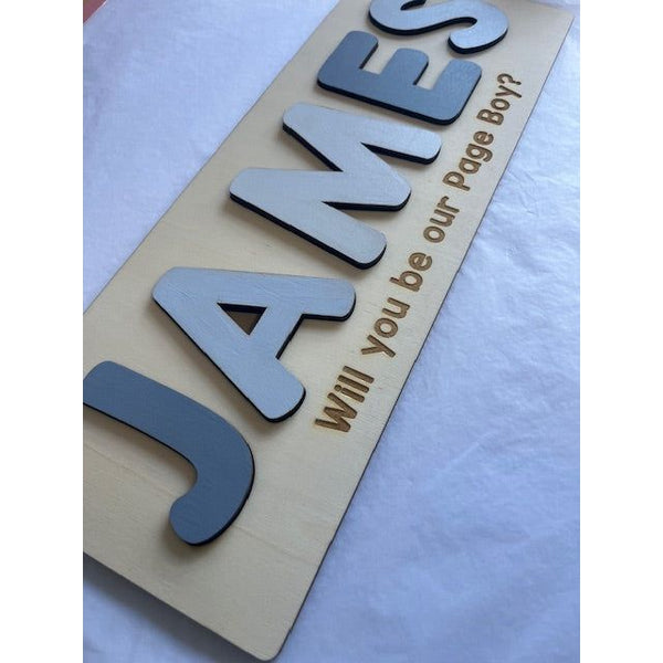Wooden Personalised Kids Name Puzzle