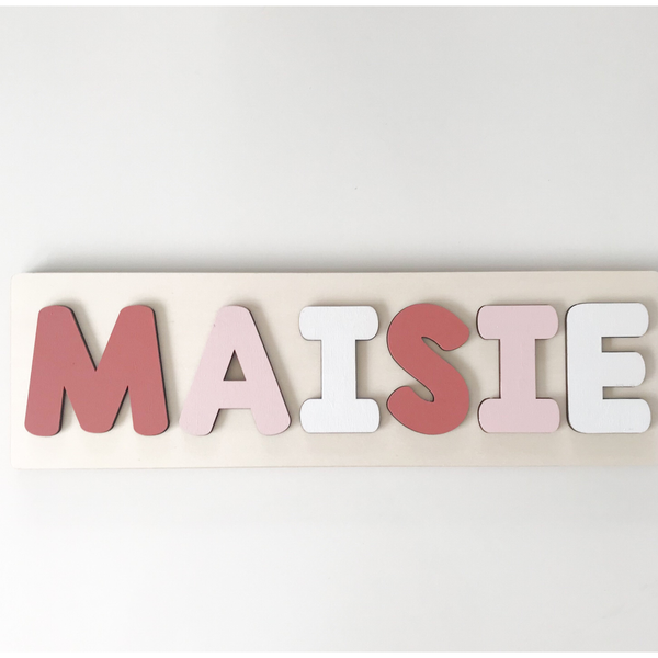 Wooden Personalised Kids Name Puzzle