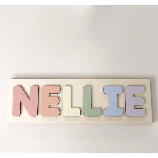 Wooden Personalised Kids Name Puzzle