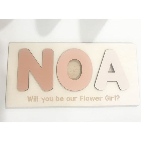 Wooden Personalised Kids Name Puzzle