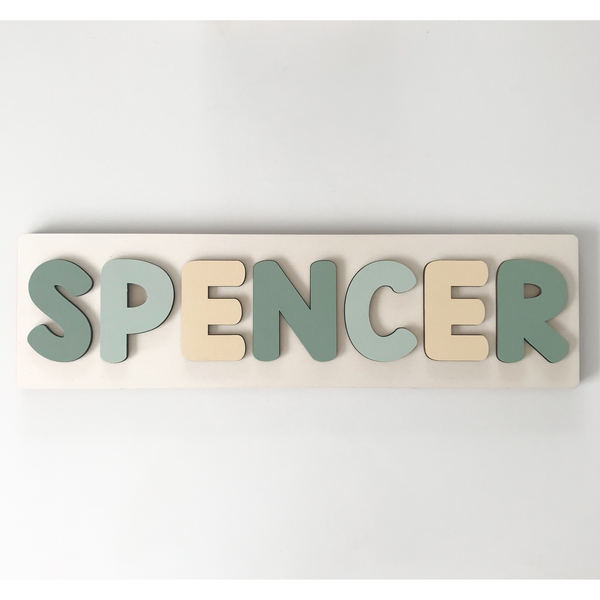 Wooden Personalised Kids Name Puzzle
