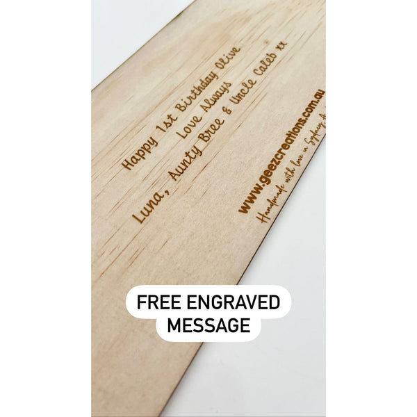 Wooden Personalised Kids Name Puzzle