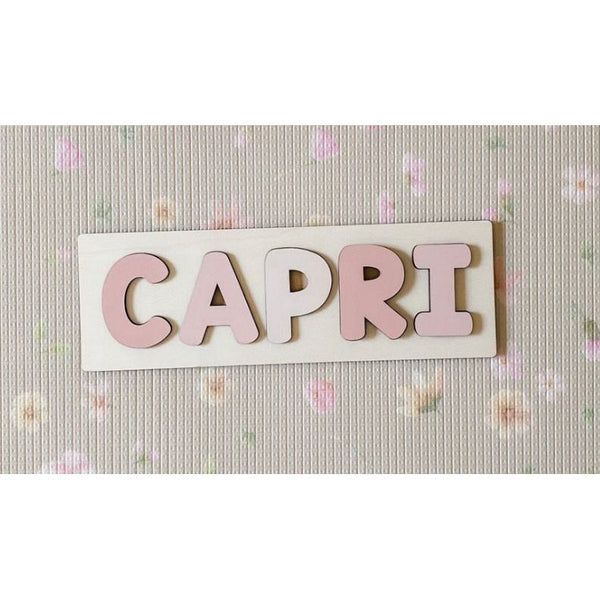 Wooden Personalised Kids Name Puzzle