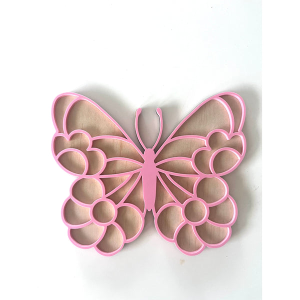 Wooden and Acrylic 3D Butterfly Wall Decor