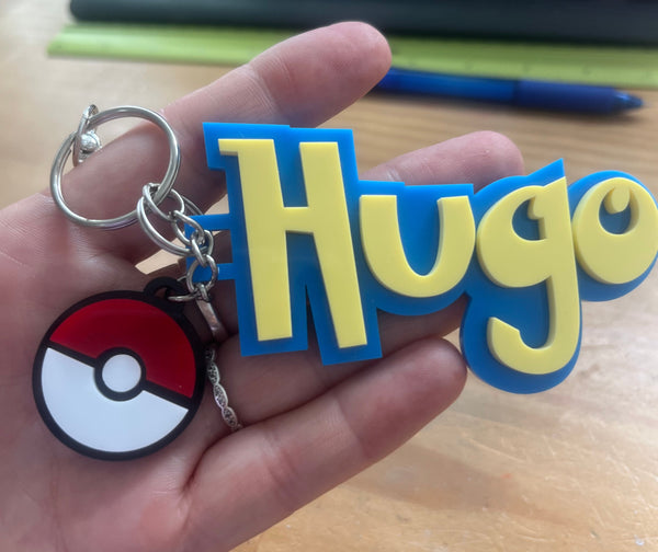 Pokémon - Inspired Bag Tag and Poke-ball charm