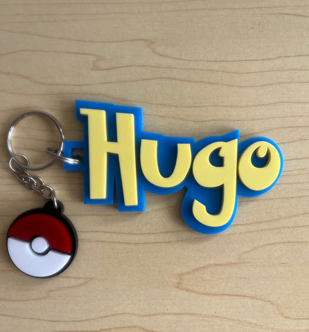 Pokémon - Inspired Bag Tag and Poke-ball charm