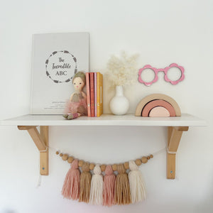 Groovy Retro Flower Sunglasses Girls Room Wall Decoration
