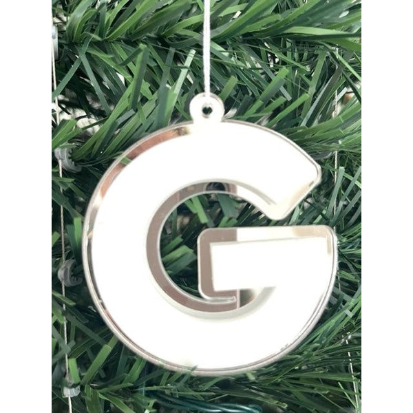 Personalised Christmas Ornament Initial Letter 2D
