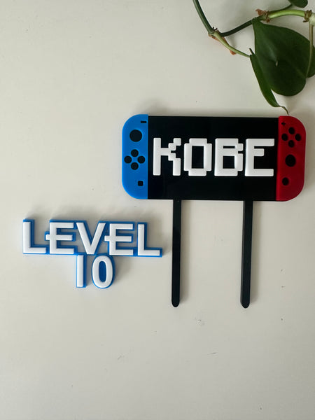 Kobe name and Gamer controller  And Level 10 charm 