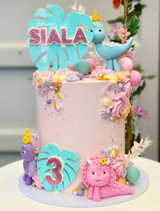 MonsteraLeafCakeTopper_NameCharmandAgeCharm