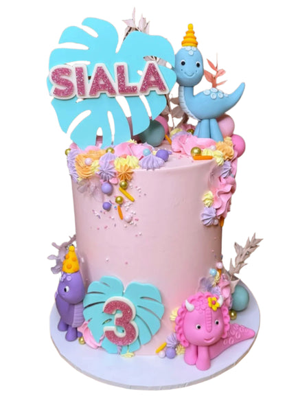 Monstera Leaf Cake Topper for Girls Birthday Party