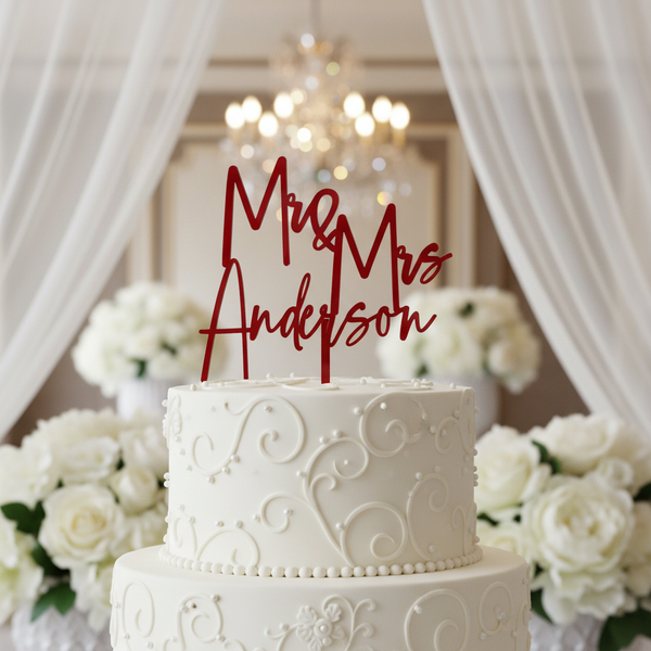 Font C – Red Layered Script