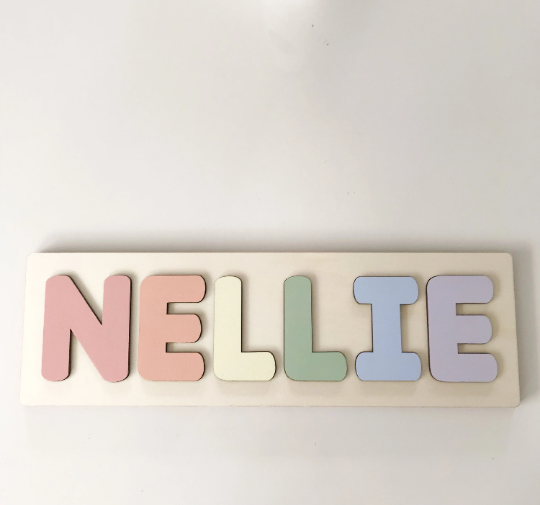 Wooden Personalised Kids Name Puzzle