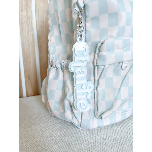 Personalise Boho Kids Name Bag Tag