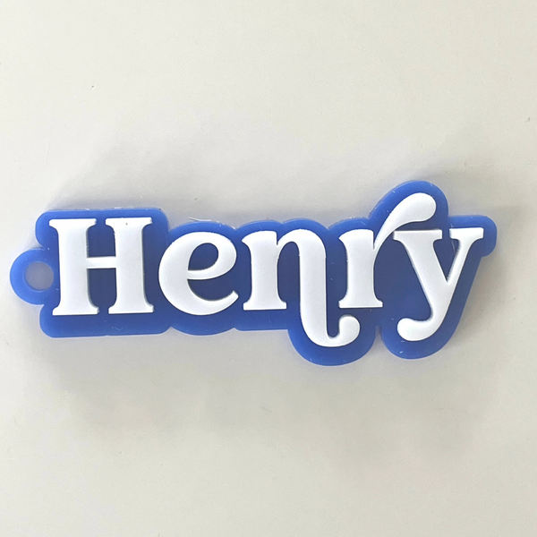 Personalise Boho Kids Name Bag Tag