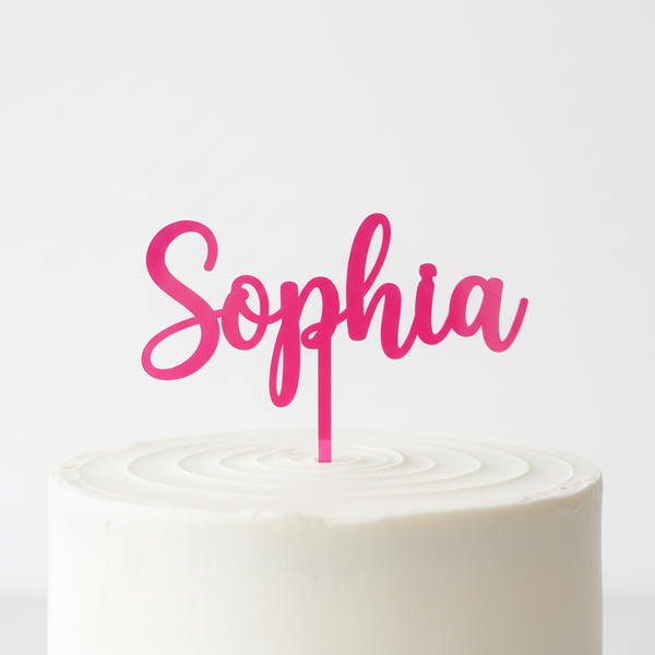 Font F – Hot Pink Bold Script