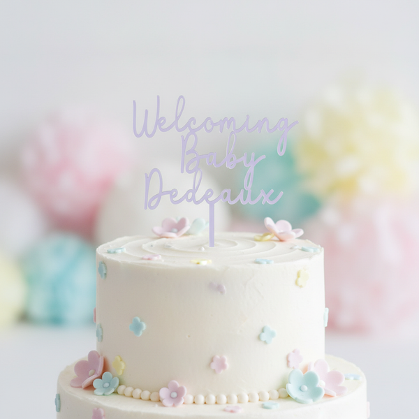 Font D – Delicate Lilac Script