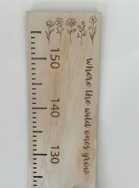 Wooden Kids Growth Height Charts