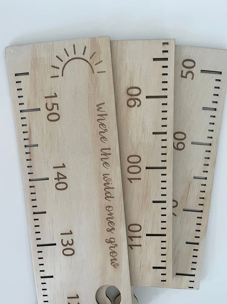 Wooden Kids Growth Height Charts