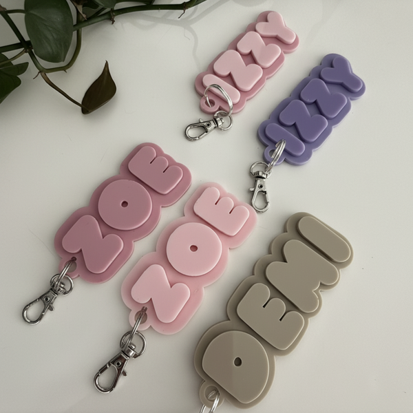 Bag Tags Fanned on Travertine