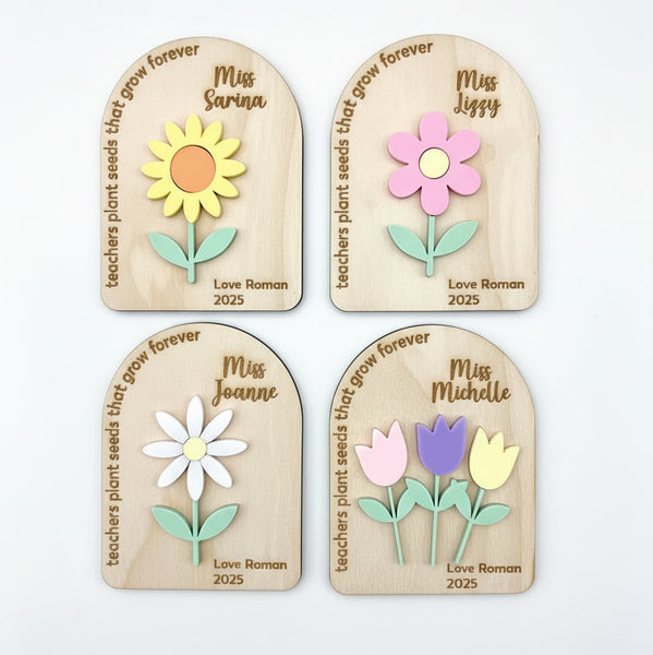 ersonalised_Teacher_Educator_Wooden_Gift_Plaque_with_Flowers_Magnet
