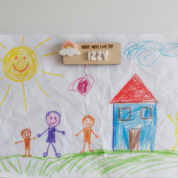 Izzy Rainbow Magnet Front On