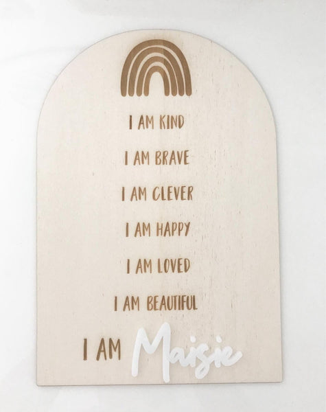Affirmations Board for Kids