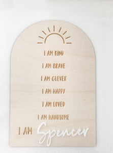 Affirmations Board for Kids