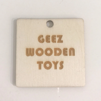 Custom Personalised Wooden Playroom Toy Storage Labels