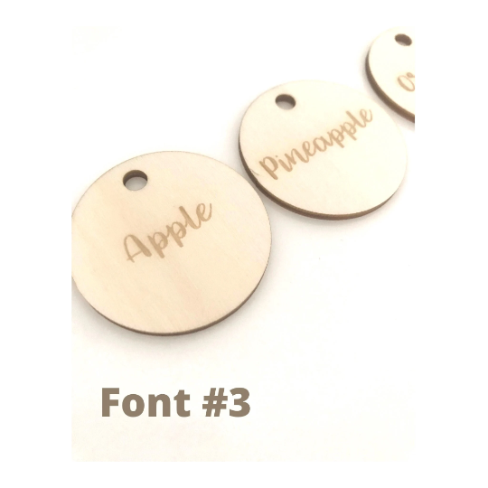 Custom Personalised Wooden Playroom Toy Storage Labels