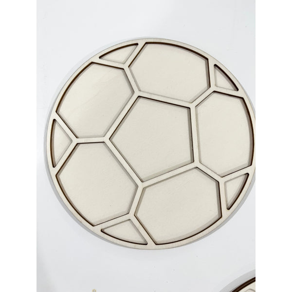 Personalised Wooden Soccer Ball Wall Decor