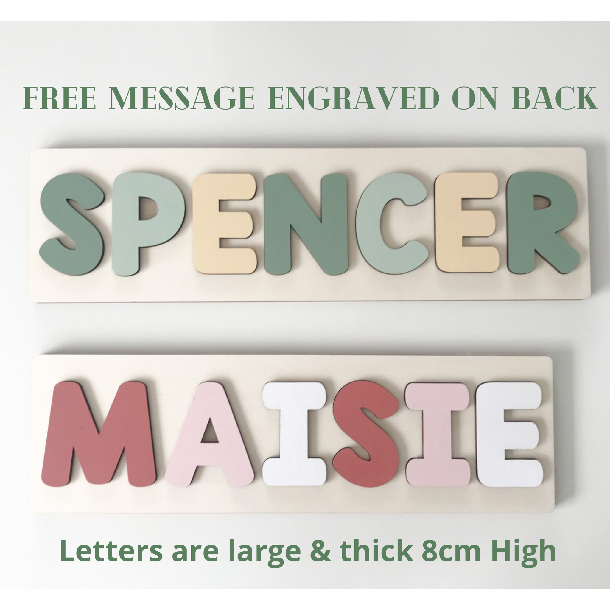 Personalised Kids Name Puzzles 