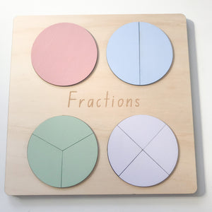 Wooden Fractions Set - Large