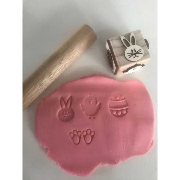 Wooden Stampers for Play Dough