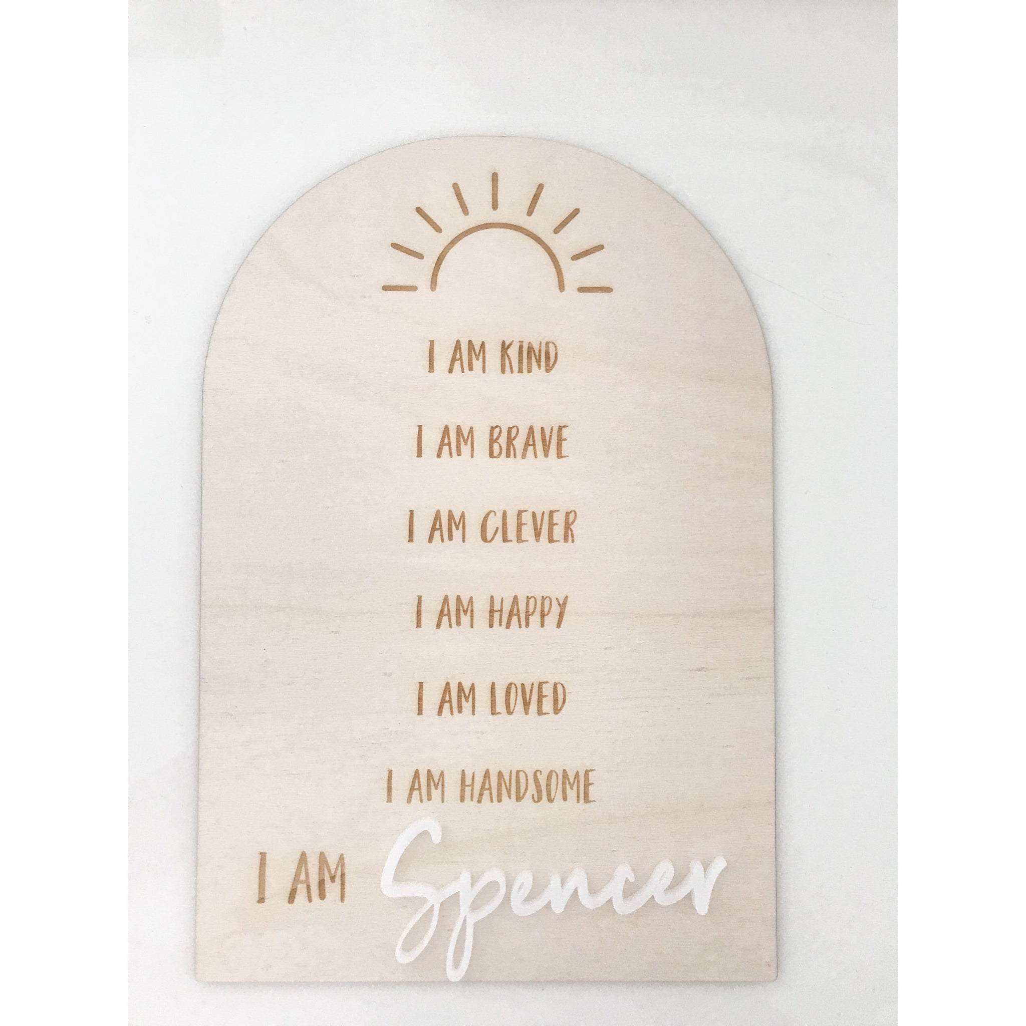 Affirmations Board for Kids - Personalised